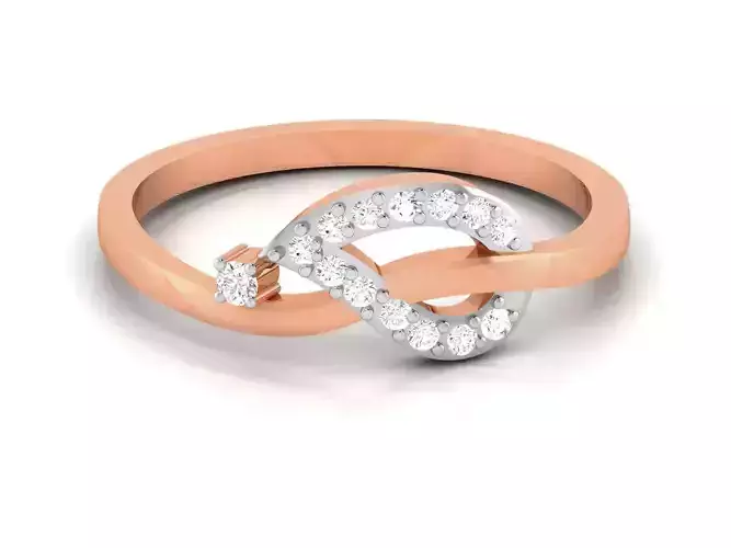 Ultra light wt minimalist Women Ring 3dm renders detail 