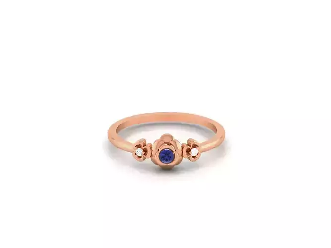 Ultra light wt minimalist Women Ring 3dm renders detail 