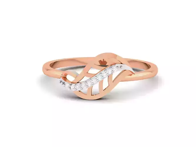 Ultra light wt minimalist Women Ring 3dm renders detail 