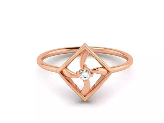 Ultra light wt minimalist Women Ring 3dm renders detail 