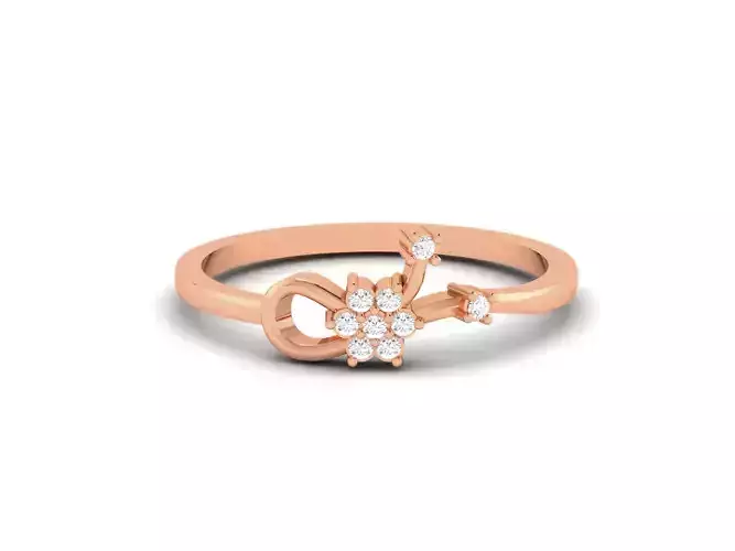 Ultra light wt minimalist Women Ring 3dm renders detail 