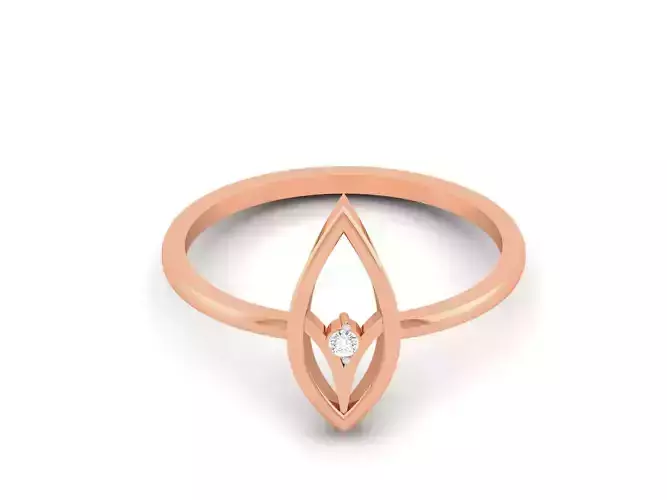 Ultra light wt minimalist Women Ring 3dm renders detail 