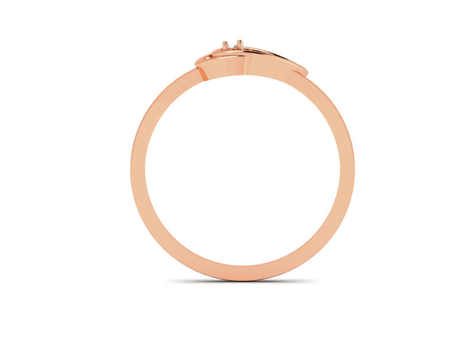 Ultra light wt minimalist Women Ring 3dm renders detail 3D print model_3