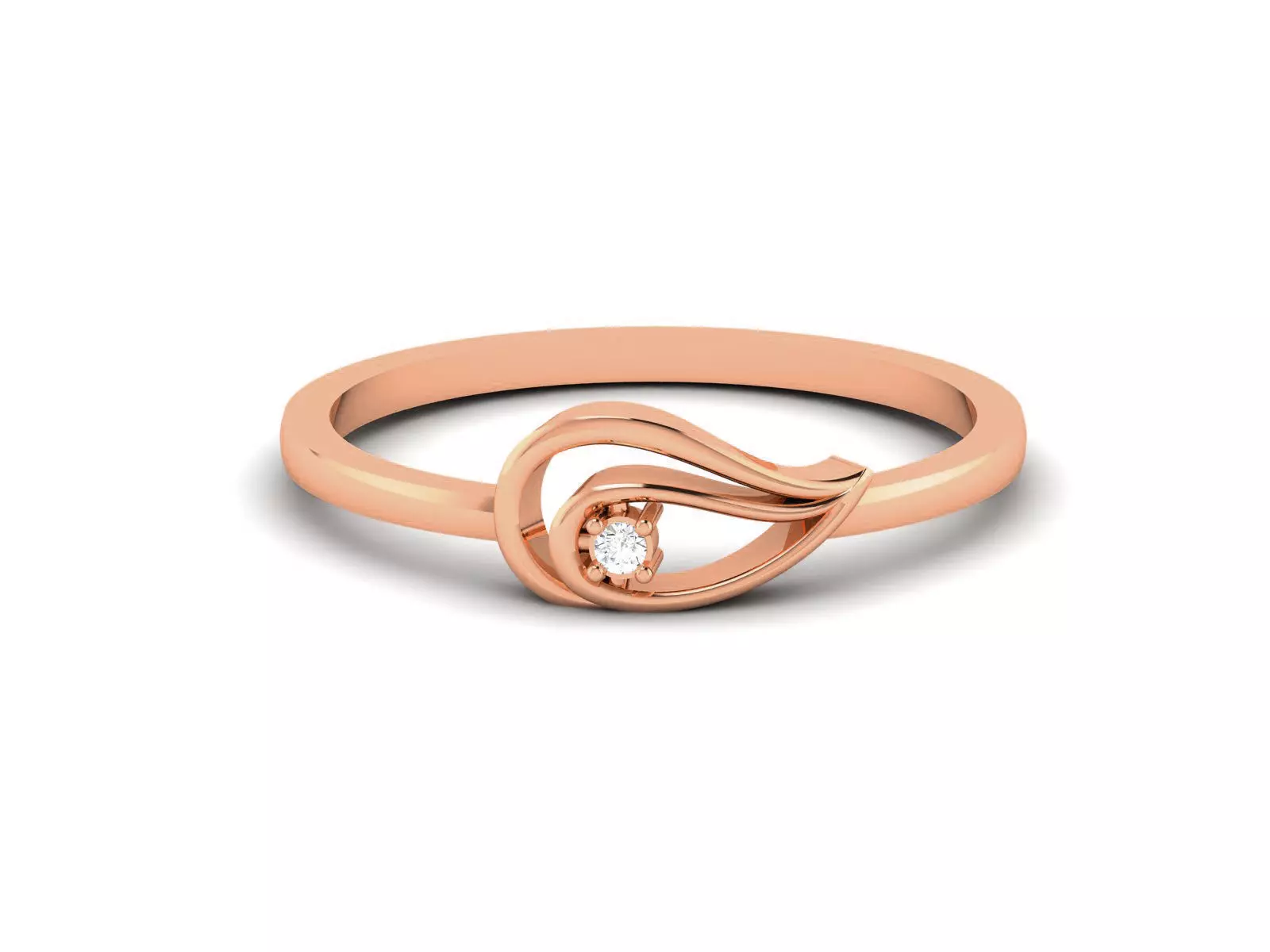 Ultra light wt minimalist Women Ring 3dm renders detail 3D print model_0