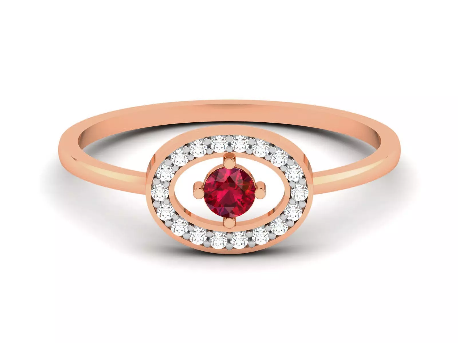 Women solitaire ring 3dm render detail 3D print model_0