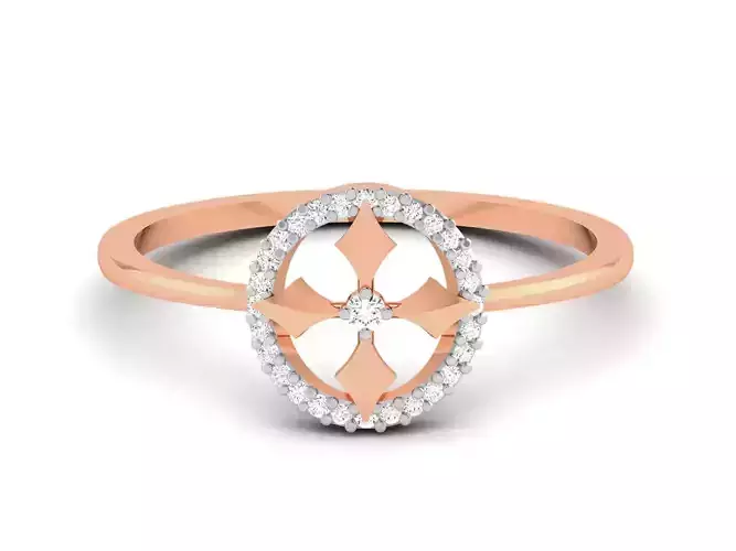 Ultra light wt minimalist Women Ring 3dm renders detail 