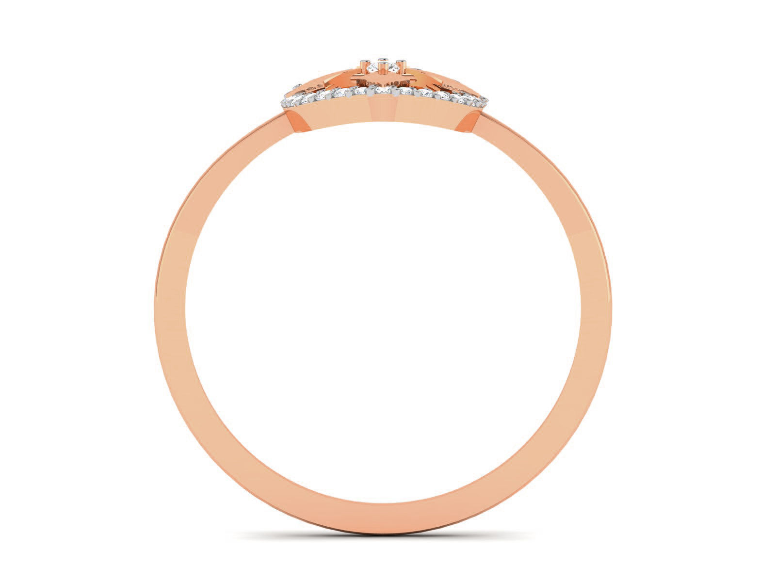 Ultra light wt minimalist Women Ring 3dm renders detail 3D print model_3