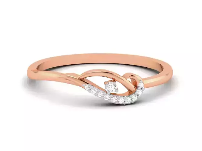 Ultra light wt minimalist Women Ring 3dm renders detail 