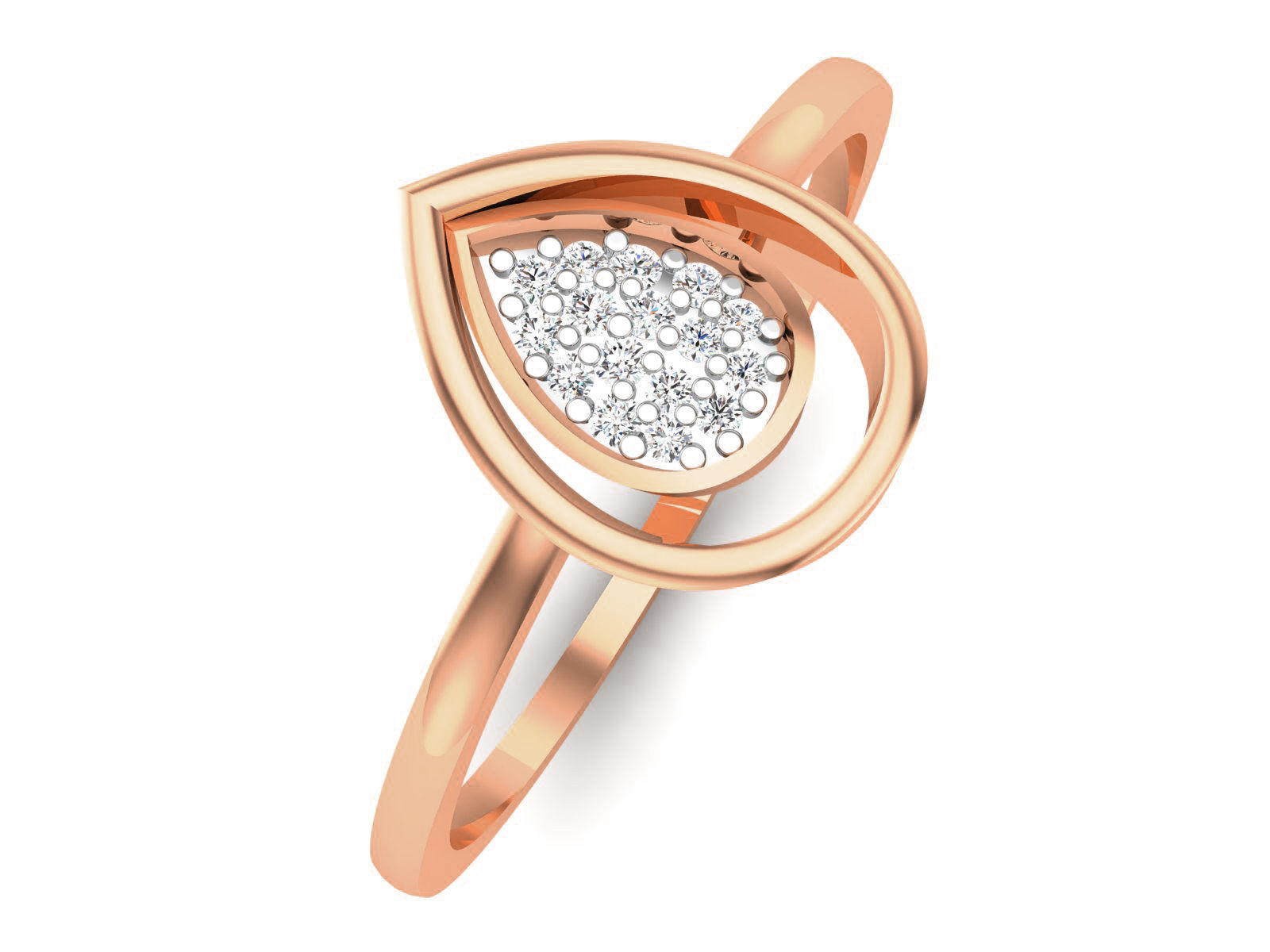 Ultra light wt minimalist Women Ring 3dm renders detail 3D print model_1