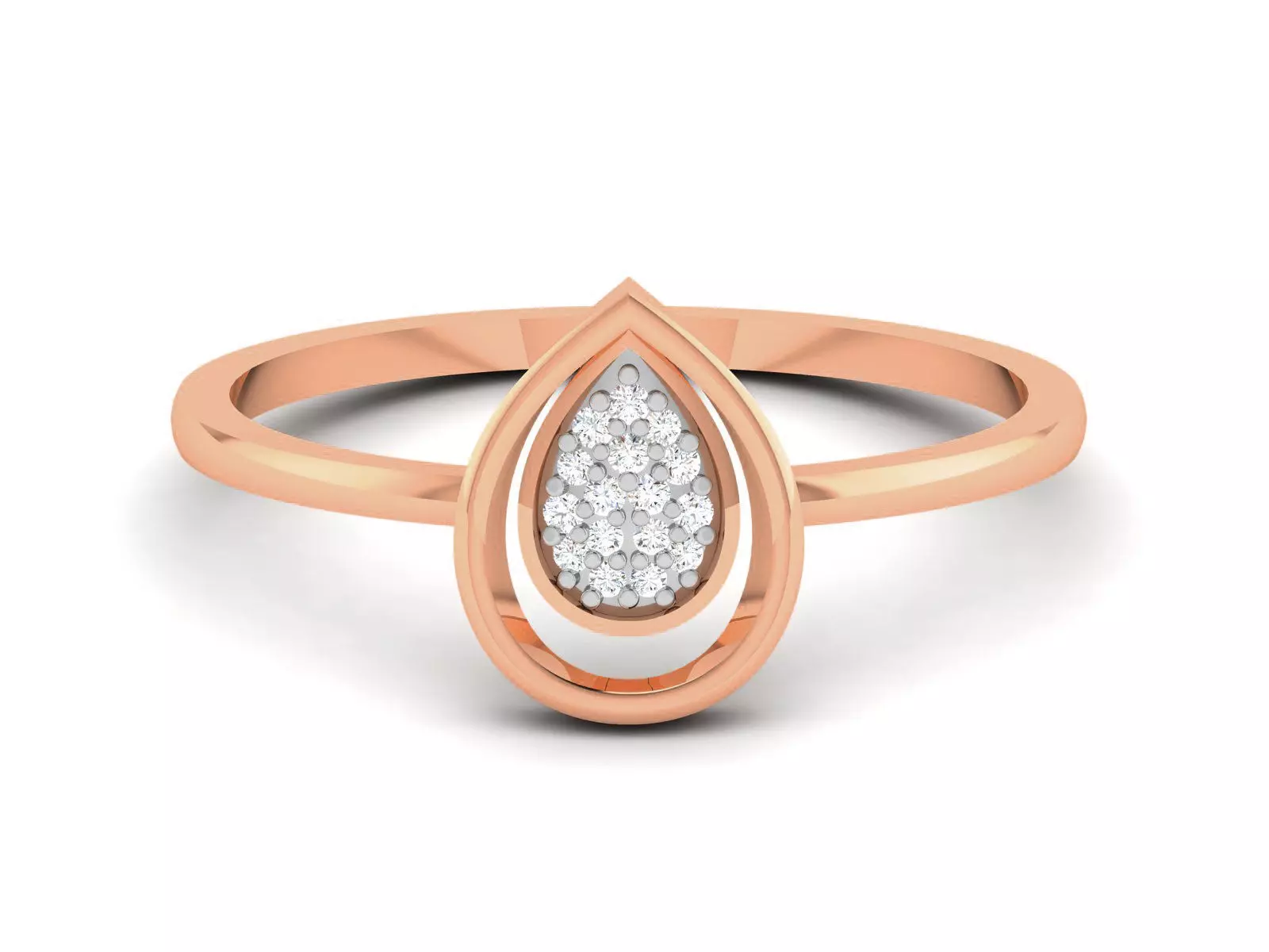 Ultra light wt minimalist Women Ring 3dm renders detail 3D print model_0