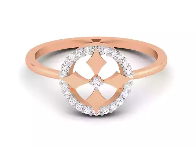 Ultra light wt minimalist Women Ring 3dm renders detail 