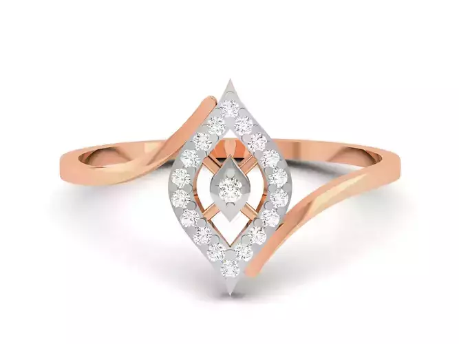 Ultra light wt minimalist Women Ring 3dm renders detail 