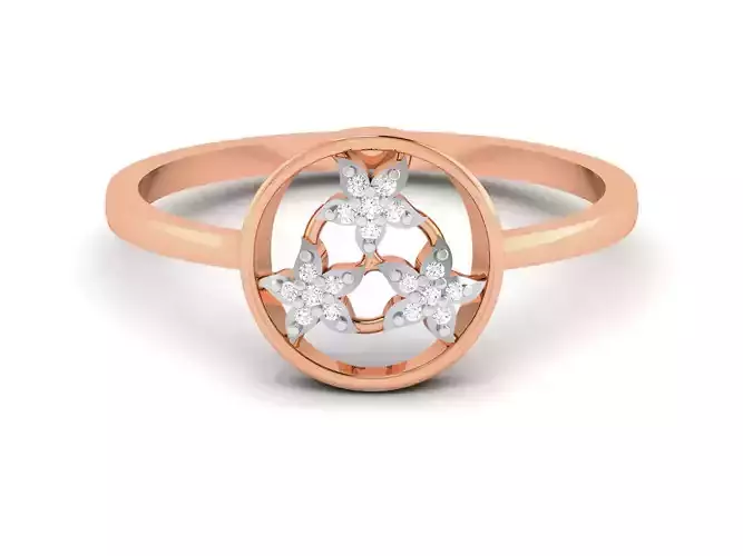 Ultra light wt minimalist Women Ring 3dm renders detail 