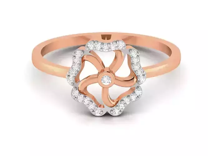 Ultra light wt minimalist Women Ring 3dm renders detail 