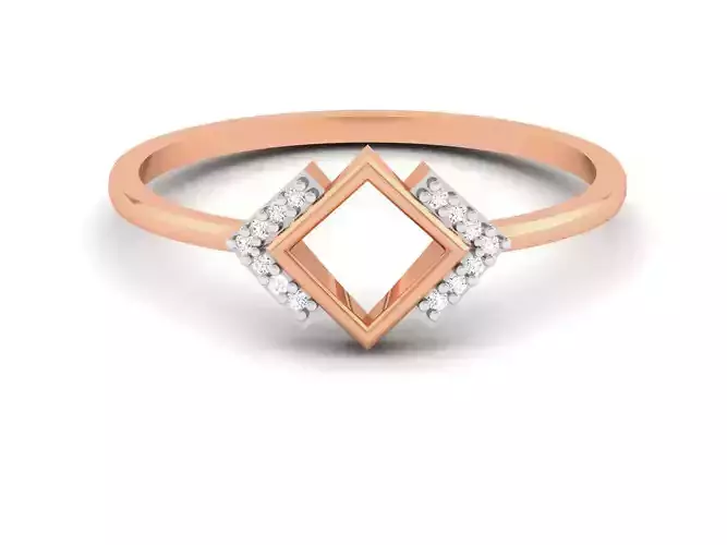 Ultra light wt minimalist Women Ring 3dm renders detail 