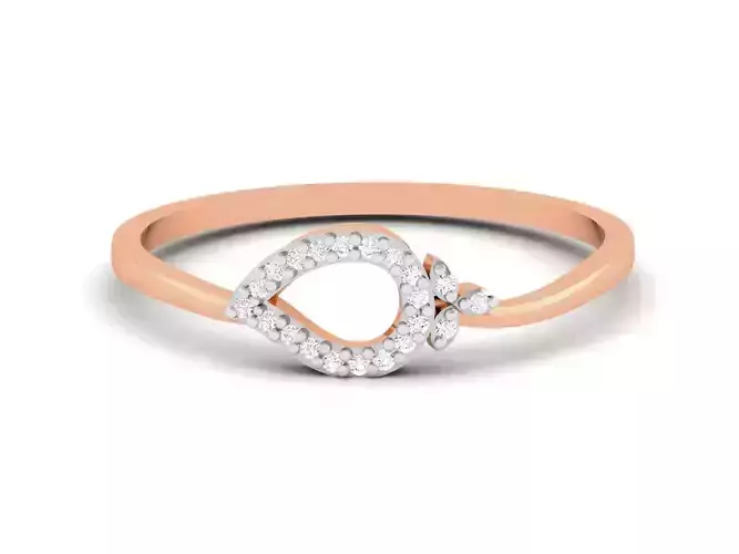 Ultra light wt minimalist Women Ring 3dm renders detail 