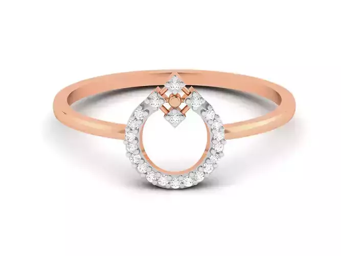 Ultra light wt minimalist Women Ring 3dm renders detail 