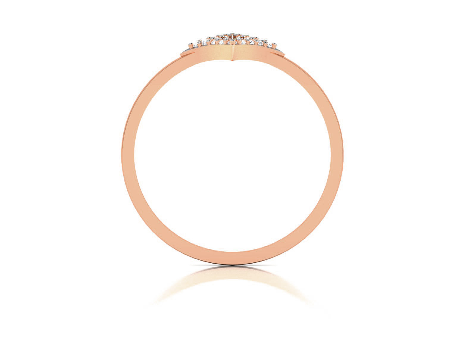 Ultra light wt minimalist Women Ring 3dm renders detail  3D print model_3