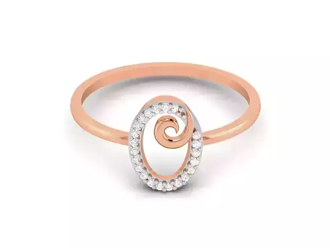 Ultra light wt minimalist Women Ring 3dm renders detail 