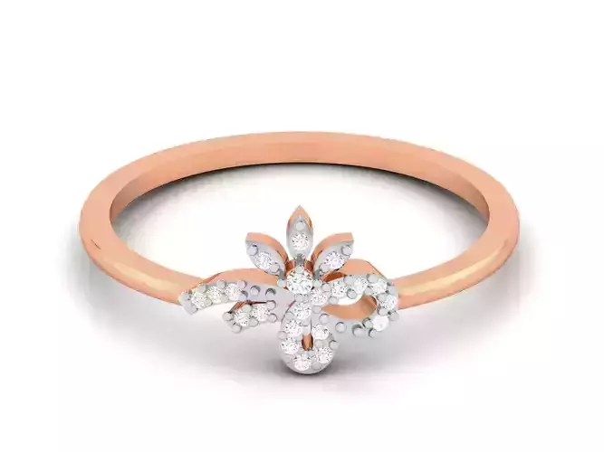 Ultra light wt minimalist Women Ring 3dm renders detail 