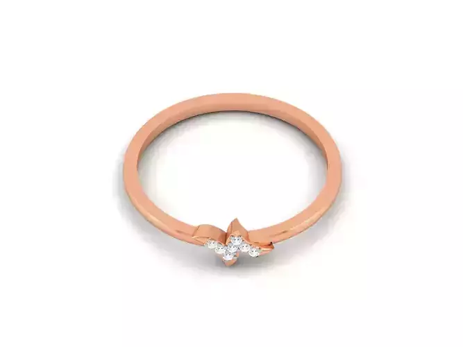 Ultra light wt minimalist Women Ring 3dm renders detail 