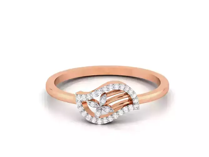 Ultra light wt minimalist Women Ring 3dm renders detail 