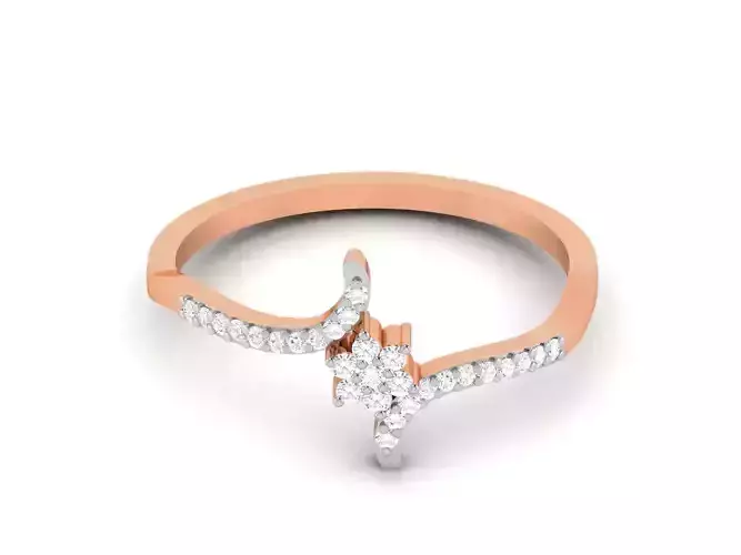Ultra light wt minimalist Women Ring 3dm renders detail 