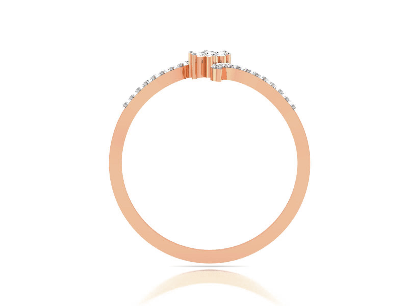 Ultra light wt minimalist Women Ring 3dm renders detail  3D print model_2