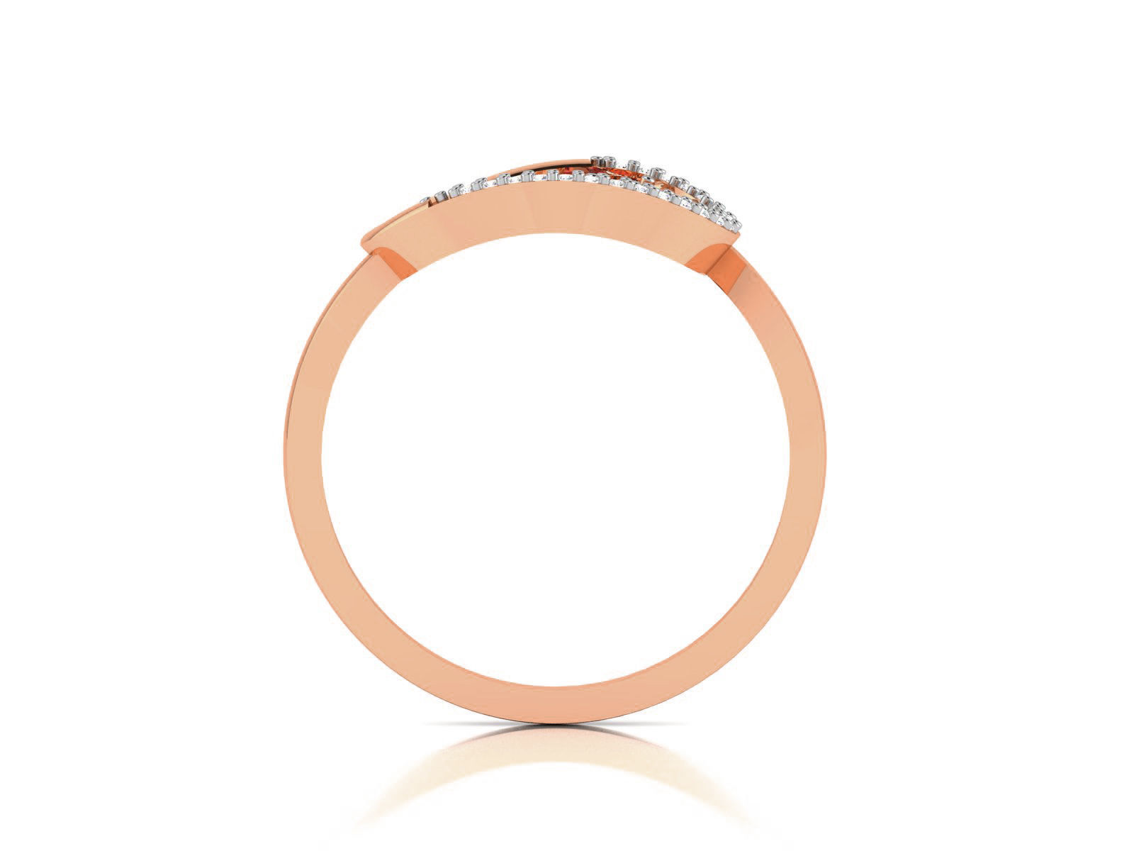 Ultra light wt minimalist Women Ring 3dm renders detail  3D print model_3