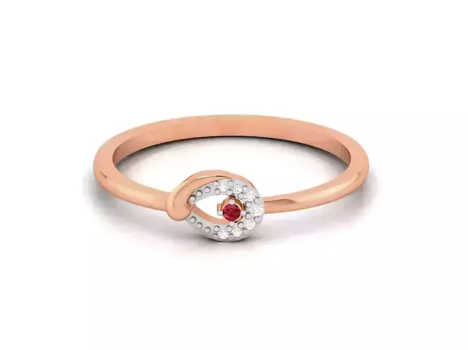 Ultra light wt minimalist Women Ring 3dm renders detail 