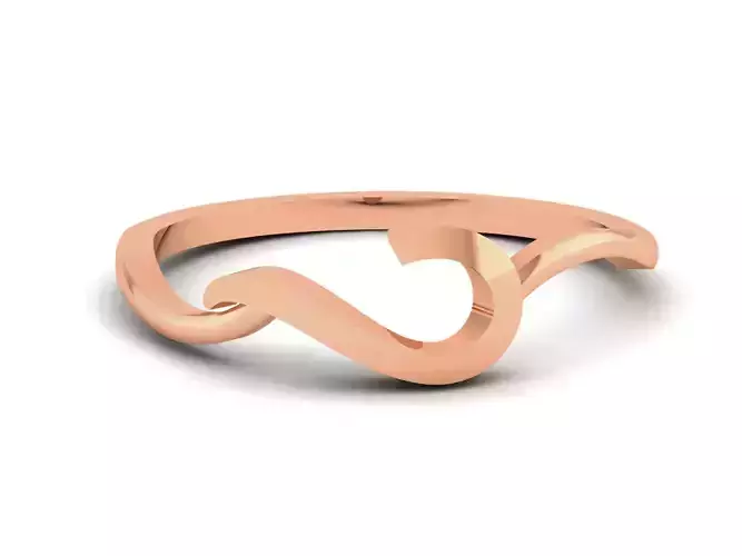 Ultra light wt minimalist Women Ring 3dm renders detail 