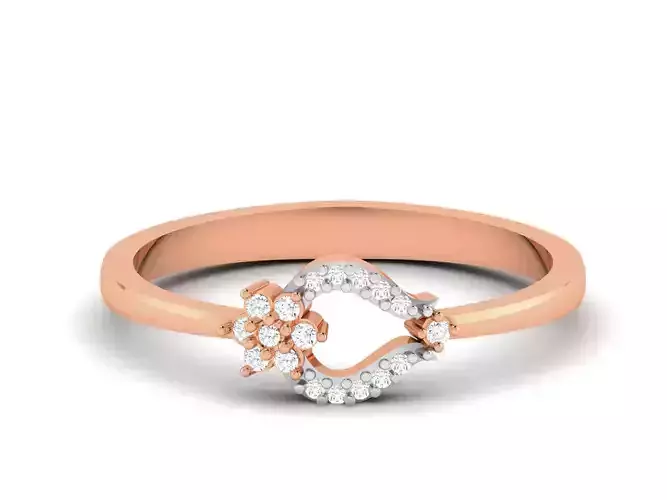 Ultra light wt minimalist Women Ring 3dm renders detail 
