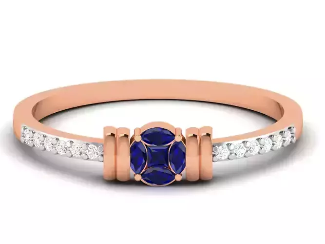 Ultra light wt minimalist Women Ring 3dm renders detail 