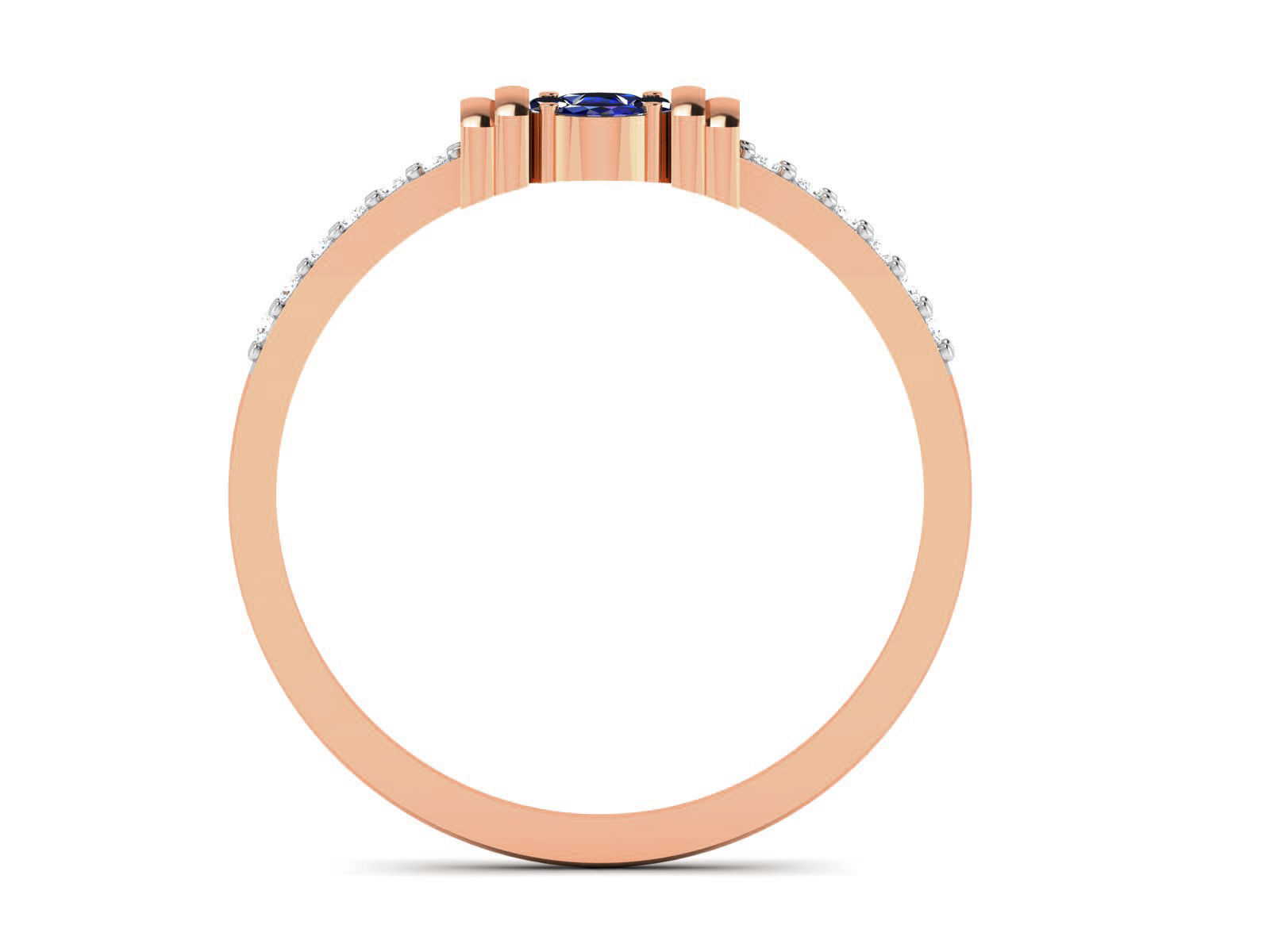 Ultra light wt minimalist Women Ring 3dm renders detail 3D print model_3