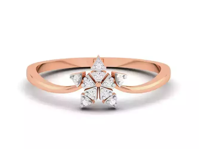 Ultra light wt minimalist Women Ring 3dm renders detail 