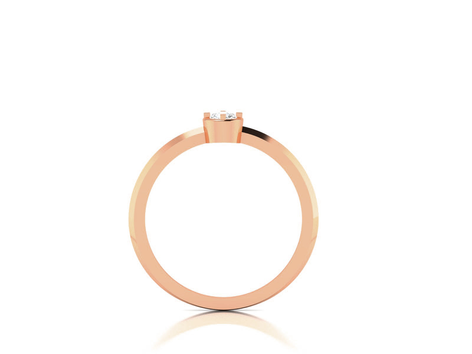 Ultra light wt minimalist Women Ring 3dm renders detail  3D print model_3