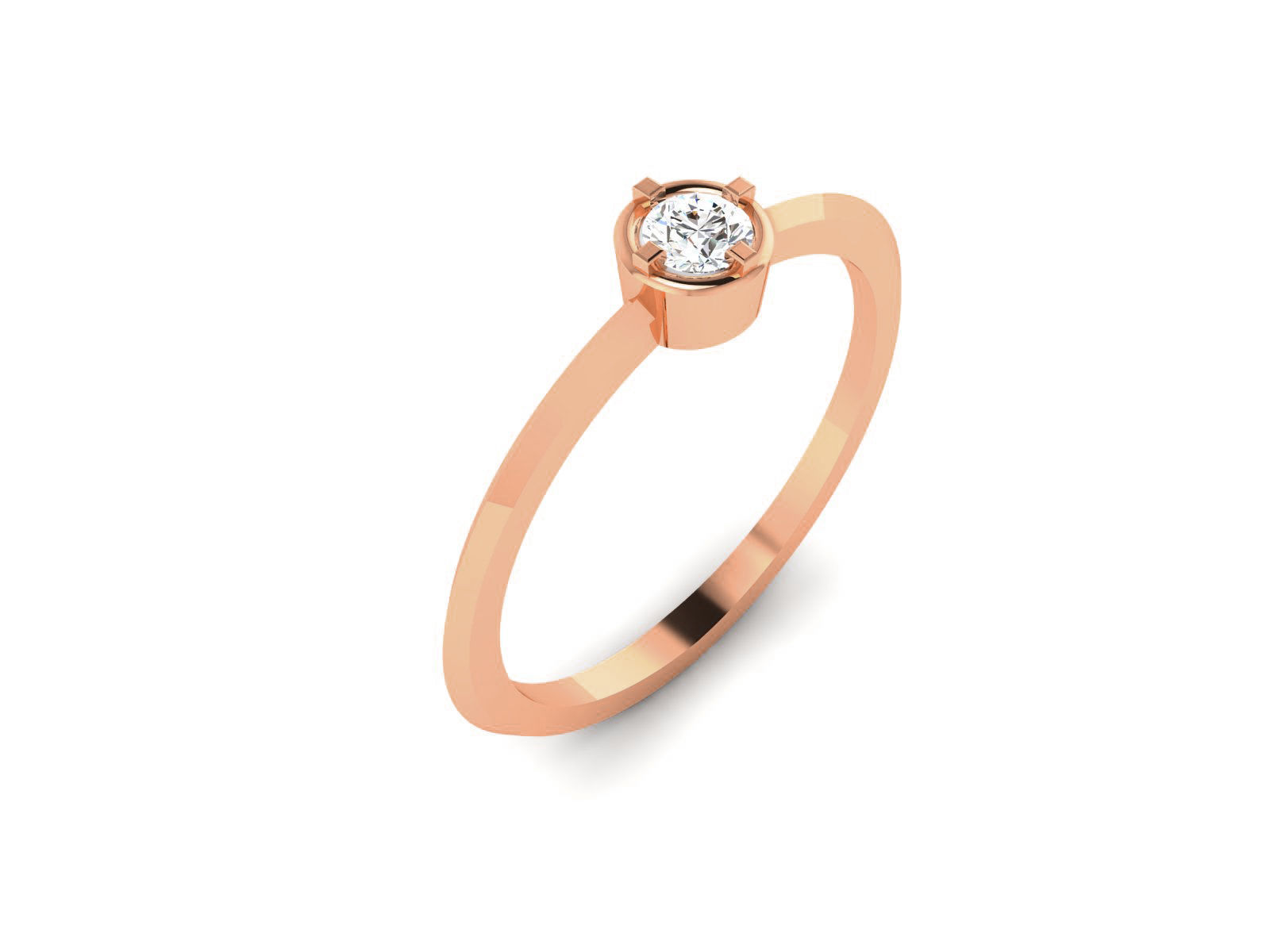 Ultra light wt minimalist Women Ring 3dm renders detail  3D print model_1