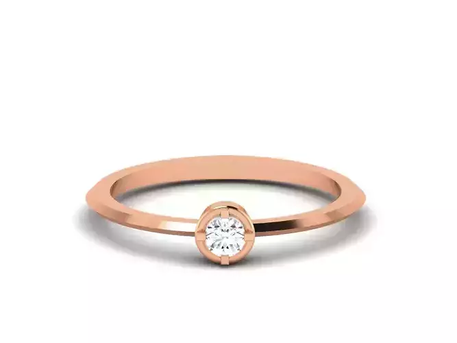 Ultra light wt minimalist Women Ring 3dm renders detail 