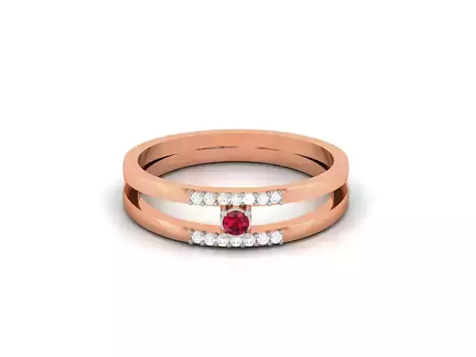 Women Diamond Ring 3dm render details