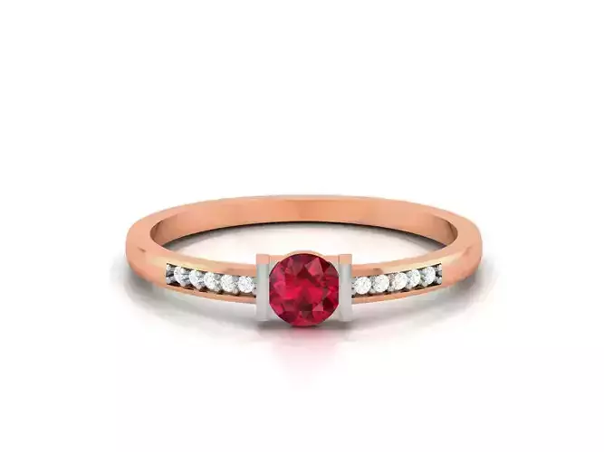 Ultra light wt minimalist Women Ring 3dm renders detail 