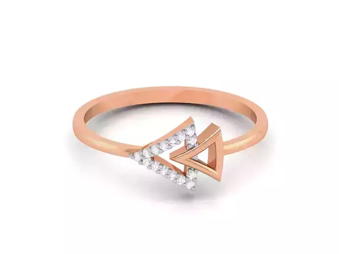 Ultra light wt minimalist Women Ring 3dm renders detail 