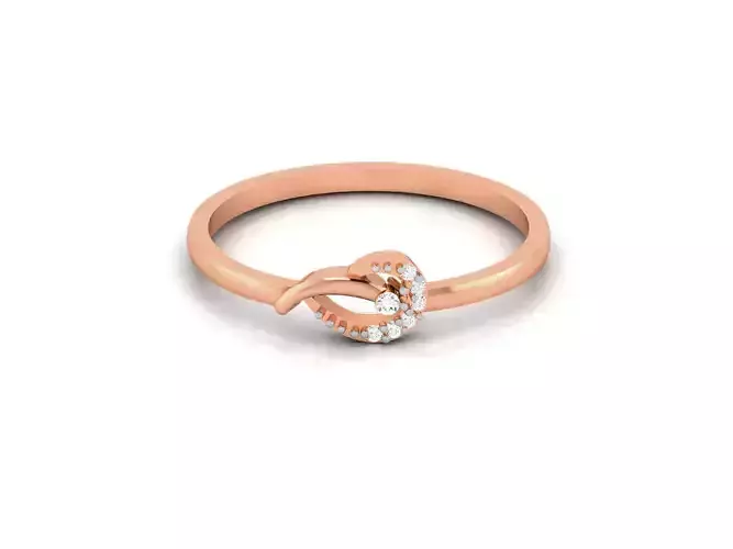 Ultra light wt minimalist Women Ring 3dm renders detail 