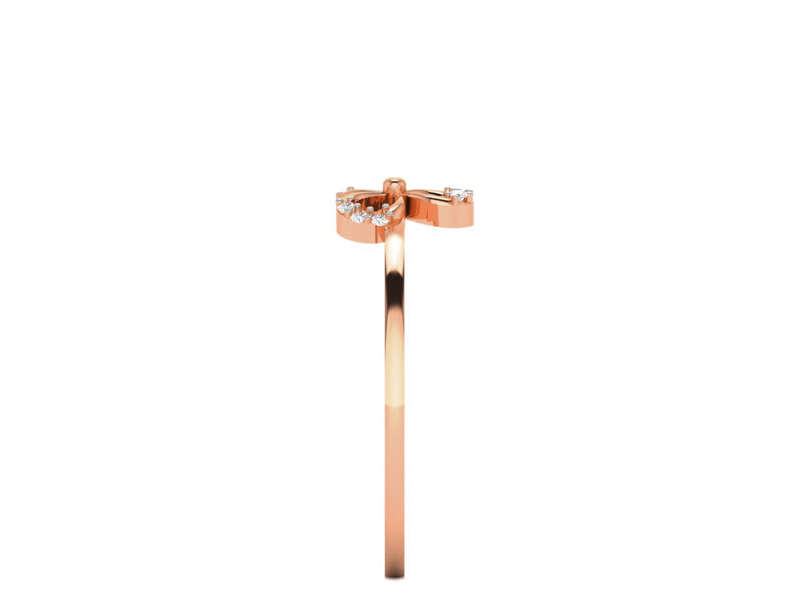 Ultra light wt minimalist Flower Ring 3dm renders detail  3D print model_3