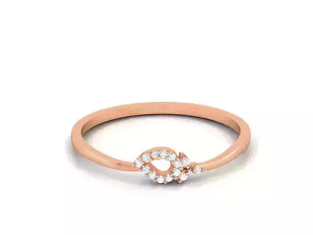 Ultra light wt minimalist Women Ring 3dm renders detail 
