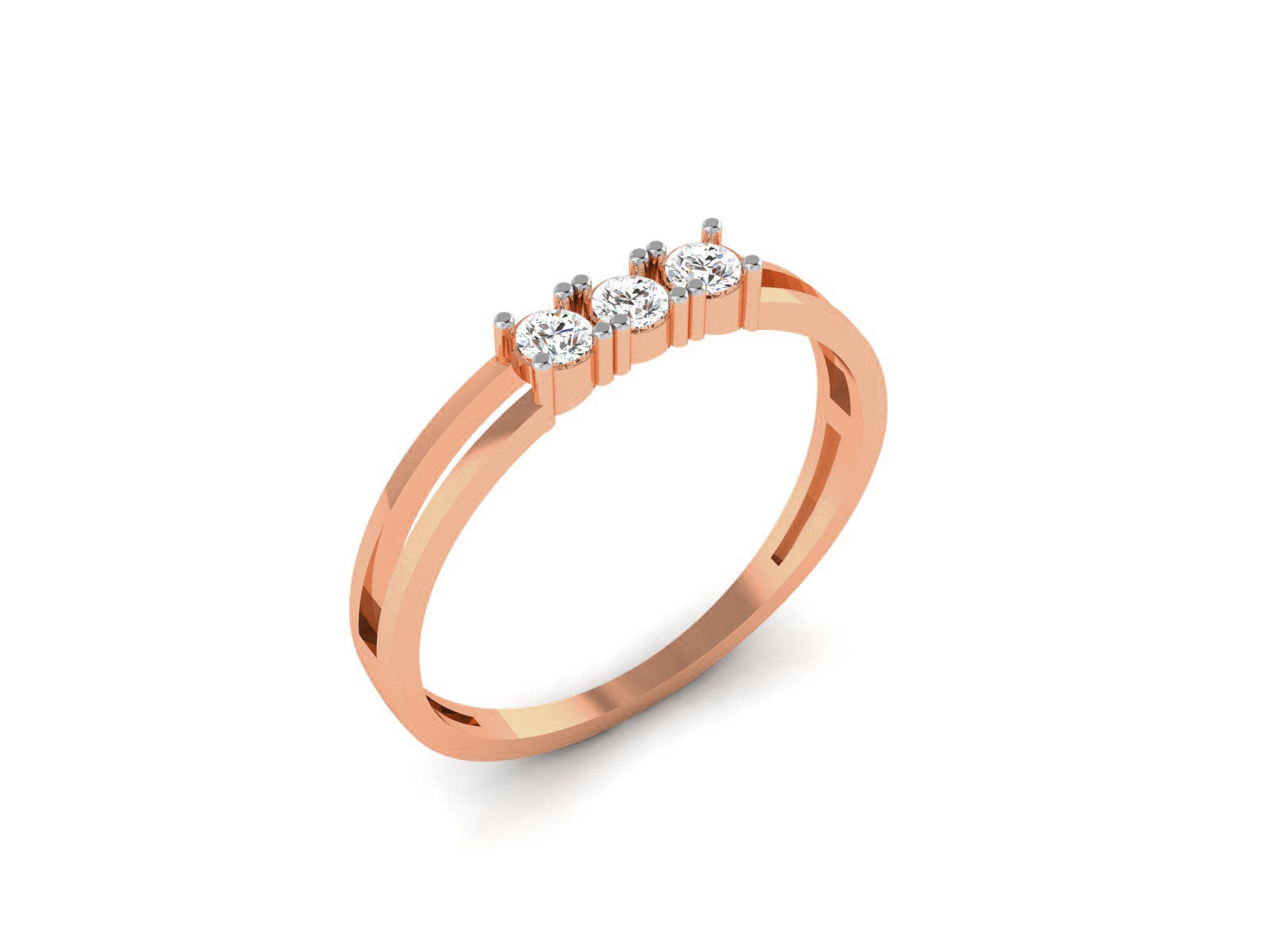 Ultra light wt minimalist Women Ring 3dm renders detail 3D print model_1