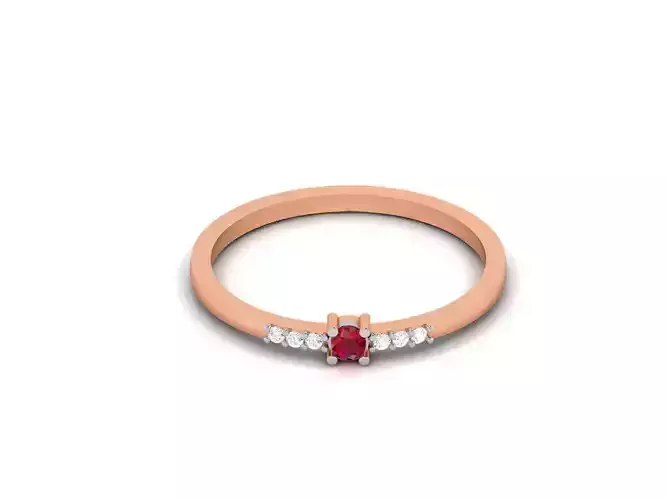 Ultra light wt minimalist Women Ring 3dm renders detail 
