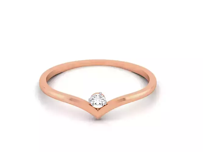 Ultra light wt minimalist Women Ring 3dm renders detail 