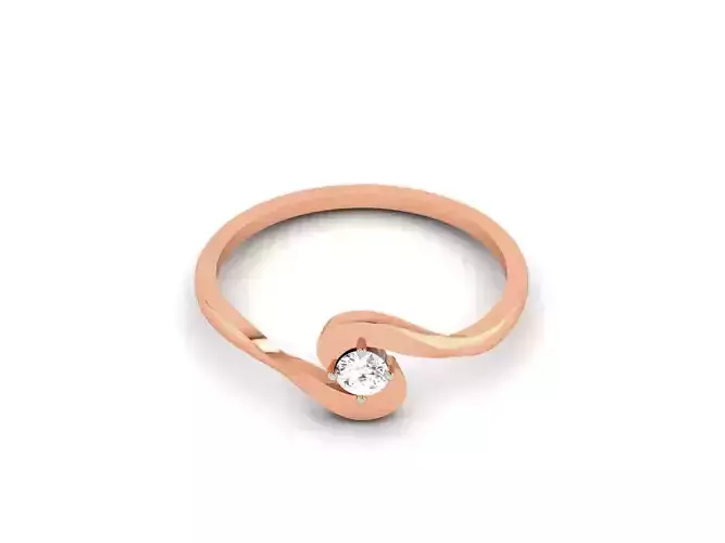 Ultra light wt minimalist Women Ring 3dm renders detail 