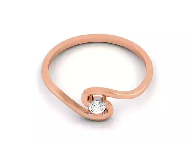 Ultra light wt minimalist Women Ring 3dm renders detail 
