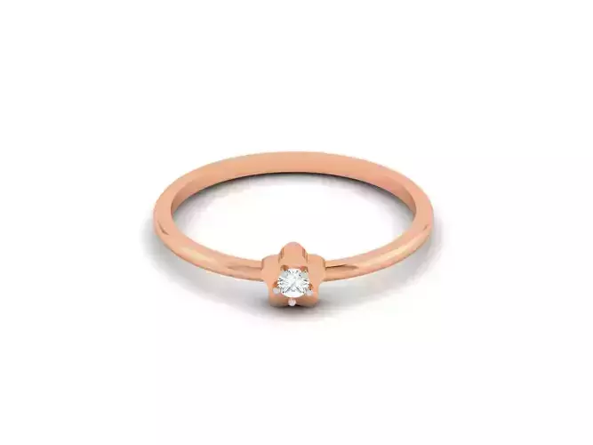 Ultra light wt minimalist Women Ring 3dm renders detail 